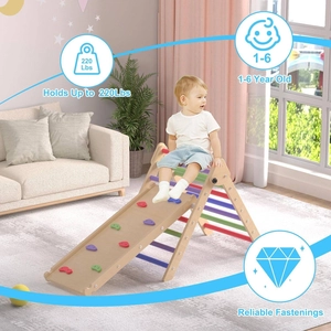 XJD Pikler Triangle Set 4-in-1 Montessori Toddler Climbing Toys