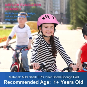 XJD Kids Bike Helmet Pink