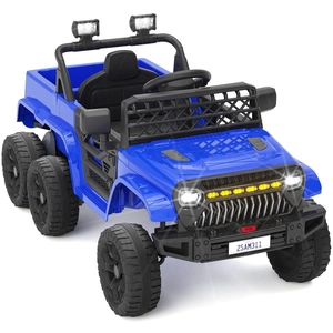 XJD Kids Electric Ride-On Truck Blue