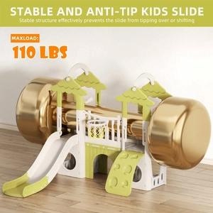 XJD 9-in-1 Toddler Slide Set Green