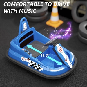 XJD Toddler Bumper Car Blue