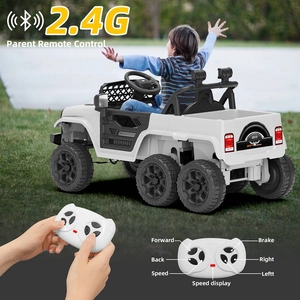 XJD Kids Electric Ride-On Truck White