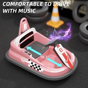 XJD Toddler Bumper Car Pink