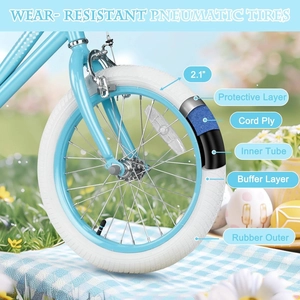 XJD Girls Bike Blue