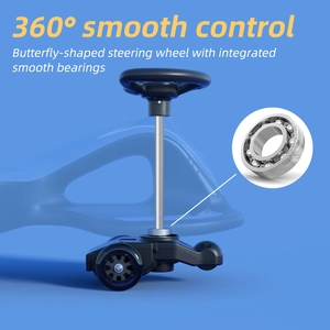 XJD Electric Wiggle Car Blue