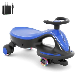 XJD Electric Wiggle Car Blue