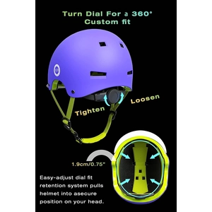 XJD Kids Bicycle Helmet Purple