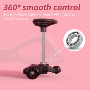 XJD Electric Wiggle Car Pink
