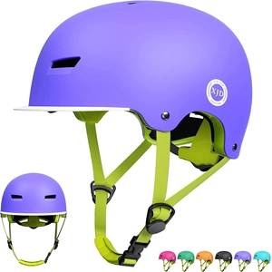 XJD Kids Bicycle Helmet Purple