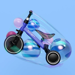 XJD Kids Tricycle with Push Bar