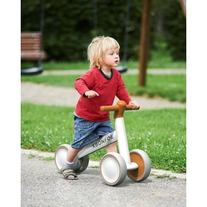 XBONFOE Balance Bike Brownish White