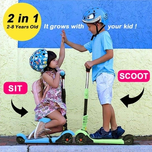 XJD Toddler Scooter 3 Wheels Green