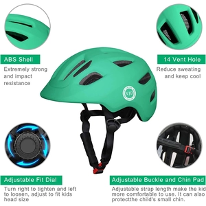 XJD Kids Bike Helmet Green