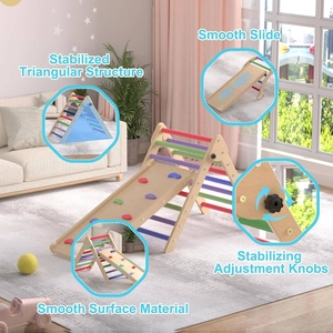 XJD Pikler Triangle Set 4-in-1 Montessori Toddler Climbing Toys