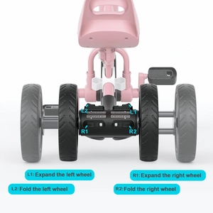 XJD 3-in-1 Kids Tricycle Pink