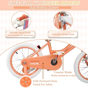 XJD Girls Bike Peach