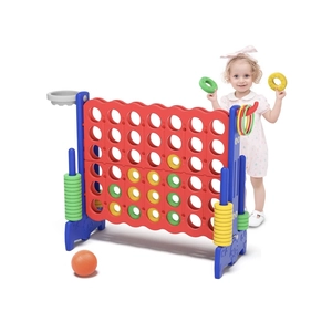 XJD Giant 4-in-a-Row Game Set Red & Blue