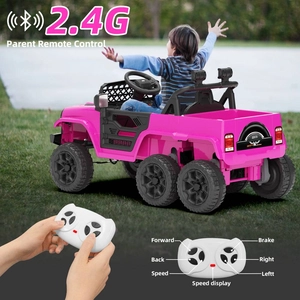 XJD Kids Electric Ride-On Truck Pink
