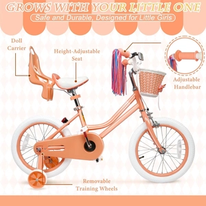 XJD Girls Bike Peach