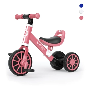 XJD 3-in-1 Kids Tricycle Pink
