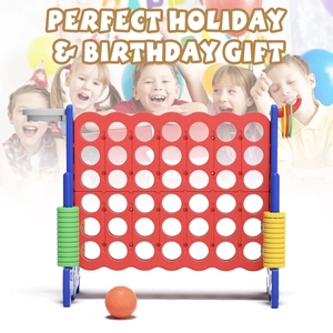 XJD Giant 4-in-a-Row Game Set Red & Blue