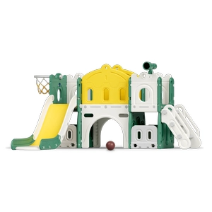 XJD 7-in-1 Toddler Slide Set In Yellow Green
