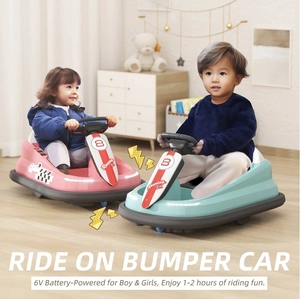 XJD Toddler Bumper Car Green